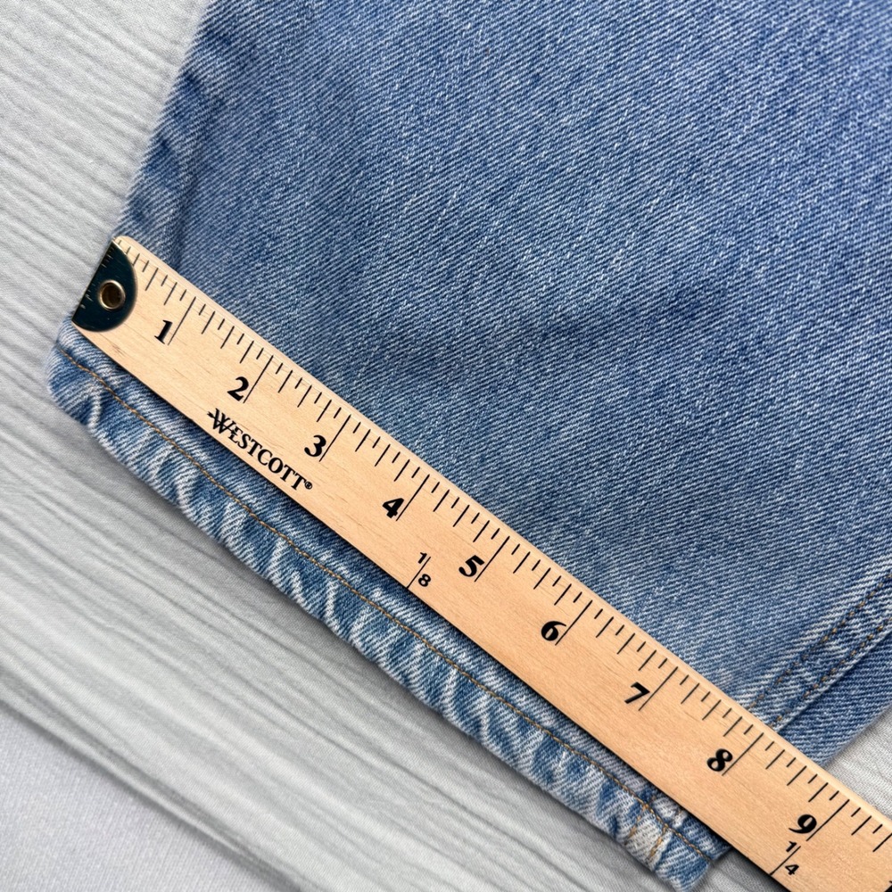 Levis 505 Jeans Men 38x34 (38x32) Regular Fit Light Wash Denim Y2K Gorpcore READ - Picture 6 of 9